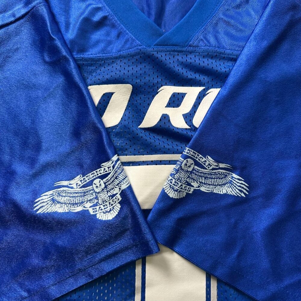 Rare Kid Rock 1 Fs Given 00 Football Jersey Blue Size Small - Picture 3 of 4
